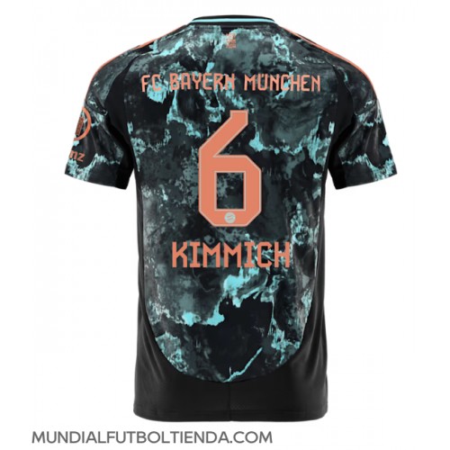 Camiseta Bayern Munich Joshua Kimmich #6 Segunda Equipación Replica 2024-25 mangas cortas